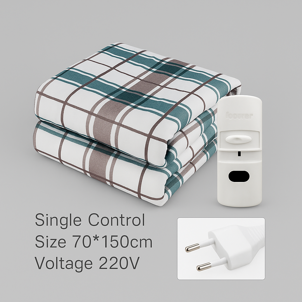 Luxe Elektrische Warmtedeken – 180x150cm | Dubbele Warmtezones & 5 Warmtestanden